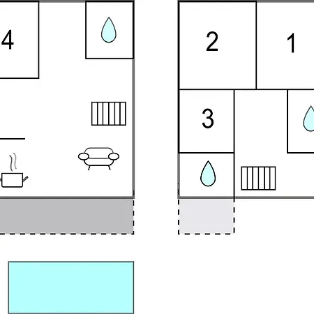펜션 4 Bedroom Cozy In *